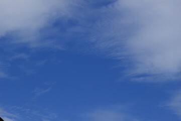 blue sky with clouds