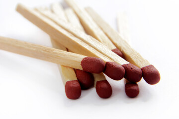  matchstick on a white background