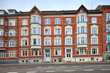 a beautiful brown building structure with details