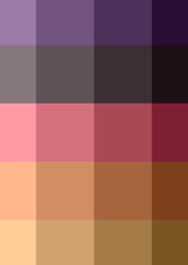 Abstract color Low-Polygones Generative Art background illustration