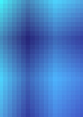 Abstract color Low-Polygones Generative Art background illustration