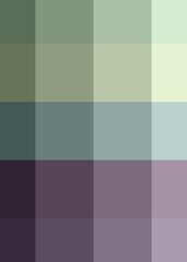 Abstract color Low-Polygones Generative Art background illustration