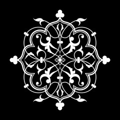 Decorative element eastern pattern.
