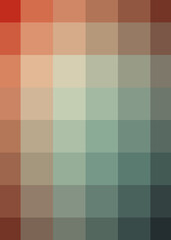 Abstract color Low-Polygones Generative Art background illustration