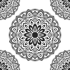 Decorative mandala vector design template