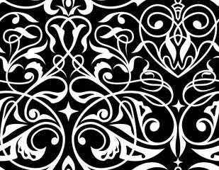 Damask  seamless ornament.