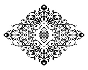 Decorative element eastern pattern.