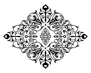 Decorative element eastern pattern.