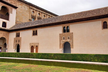 Fototapeta na wymiar A beautiful view of Alhambra in Granada Andalusia Spain