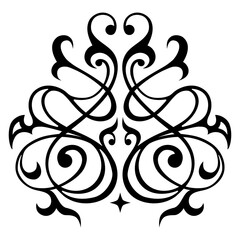 Decorative element eastern pattern.