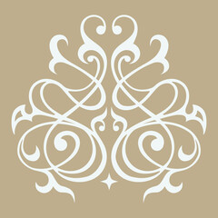 Decorative element eastern pattern.