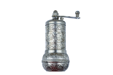 Turkish pepper mill isolated on a white background © ihorbondarenko