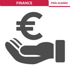 Finance, Euro Icon