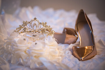 wedding shoes from the bride