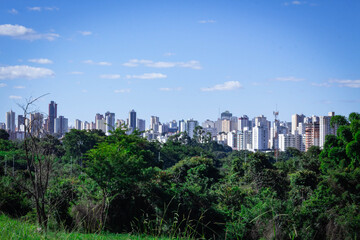 Fototapeta na wymiar Vista parcial, Cidade de Uberlândia Minas Gerais, Brasil