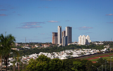 Fototapeta premium Vista parcial, Cidade de Uberlândia Minas Gerais, Brasil
