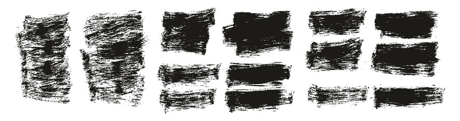 Flat Paint Brush Thick Short Background High Detail Abstract Vector Background Extra Set 