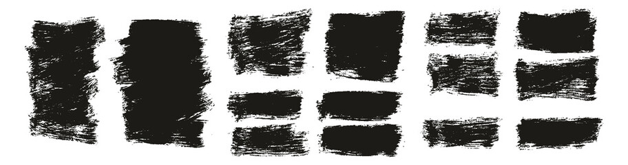 Flat Paint Brush Thick Short Background High Detail Abstract Vector Background Extra Set 