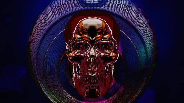 Konzept:Dark Web / Deep Web - Sicherheit im Netz - 3D Illustratin