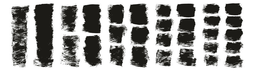 Flat Paint Brush Thick Short Background High Detail Abstract Vector Background Mega Set 