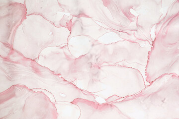 Abstract color background, hand drawn alcohol painting