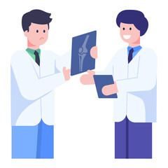 A perfect concept icon of doctor clinic