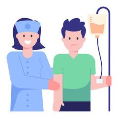 A perfect concept icon of doctor clinic