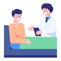 Obraz premium A perfect concept icon of doctor clinic