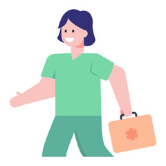 A perfect concept icon of doctor clinic