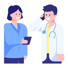 A perfect concept icon of doctor clinic