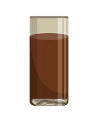chocolate drink glass