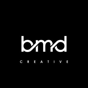 BMD Letter Initial Logo Design Template Vector Illustration