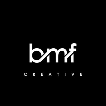 BMF Letter Initial Logo Design Template Vector Illustration
