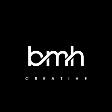 BMH Letter Initial Logo Design Template Vector Illustration