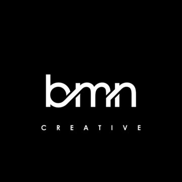 BMN Letter Initial Logo Design Template Vector Illustration