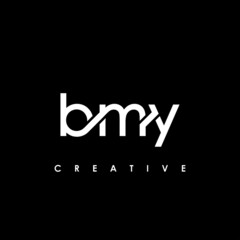 BMY Letter Initial Logo Design Template Vector Illustration