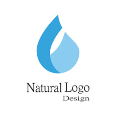 Water drop Logo Template vector illustration design