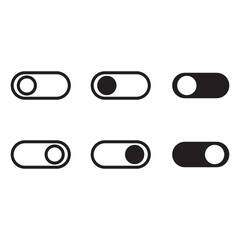 On/Off switch. Vector icon