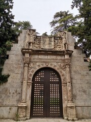 Fototapeta premium Former portal of the museum of fine arts