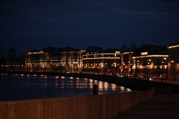 night view of the city
