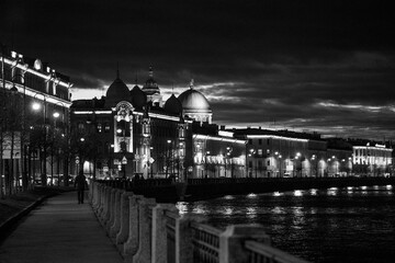 saint petersburg at night