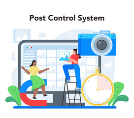 SMM online service or platform. Social media marketing, advertising