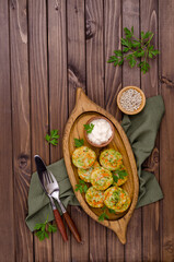 Fried vegetable cutlets