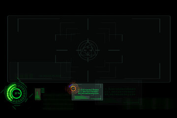 Lock Digital meter power energy and digital numeric bar