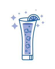 tropical drink lilac