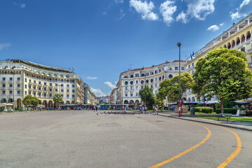 Naklejka premium Aristotelous Square, Thessaloniki, Greece