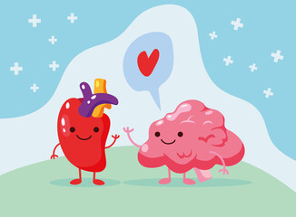 heart and brain