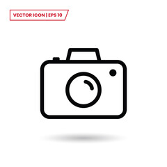 Camera icon vector. Photo camera sign