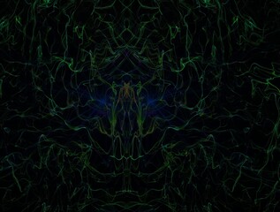 Imaginatory fractal background generated Image