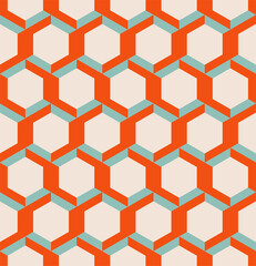 Geometric shapes abstract colorful seamless pattern